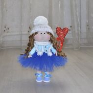 /YourDollByNonna Doll tilde.Cute doll.Textile doll. Soft toy.Gift Idea.Rag Doll .Home Decoration.Handmade Doll.Tilda doll. Baby doll. Nursery decor. Art doll