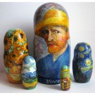 /YourNestingDoll Van Gogh #1 nesting doll (custom order)