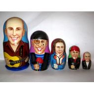 /YourNestingDoll Custom nesting doll Custom portrait 5 pieces