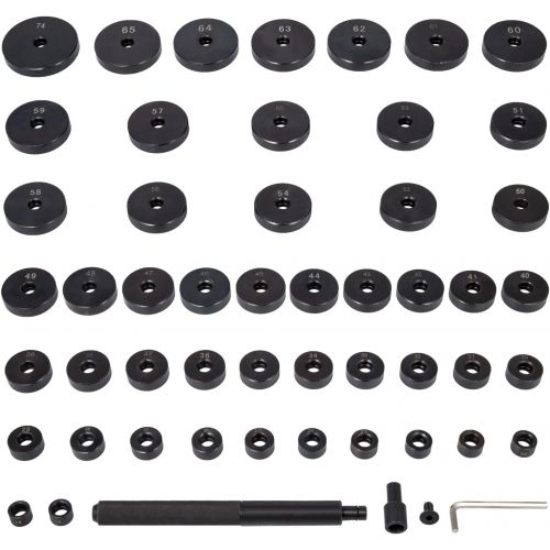  Yoursme Bearing Bushing Press Tool Wheel Axle Bearing Race Removal Seal Installer Kit 52PCS