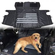 Yoursme Universal Pet Dog Car Seat Cover US Flag Rear Cargo Liner Seats Protector Trunk Multipurpose Storage Case Hammock for 2007-2018 Jeep Wrangler JK 4 Doors