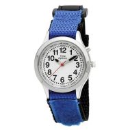 Youth and Adult Talking Watch with Blue Hook and Loop Adjustable Strap