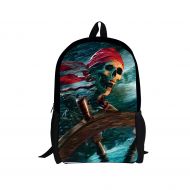 Youth School Bag Cute Stylish Colorful Lightweight Backpack Bookbag Shark Print