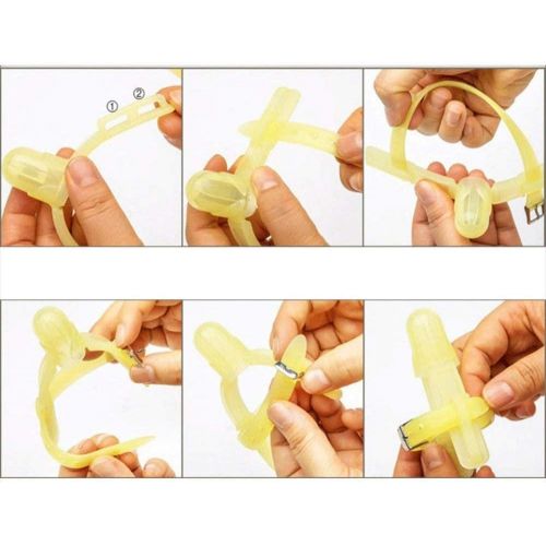  [아마존베스트]Youthful Thumb Sucking Stop,Baby Thumb Sucking Finger Guard Children Nail Biting Prevention Treatment Kit for 1-5 Years Baby Kids,Color Random (2)