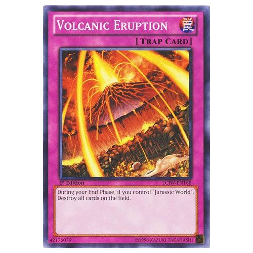 Yu-Gi-Oh! - Volcanic Eruption (LCJW-EN168) - Legendary Collection 4: Joeys World - 1st Edition - Common