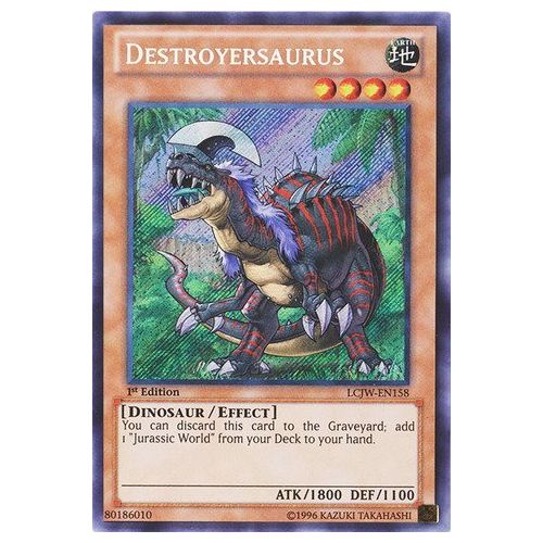  YU-GI-OH! - Destroyersaurus (LCJW-EN158) - Legendary Collection 4: Joeys World - 1st Edition - Secret Rare