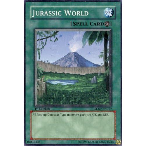  Yu-Gi-Oh! - Jurassic World (SD09-EN019) - Structure Deck 9: Dinosaurs Rage - 1st Edition - Common