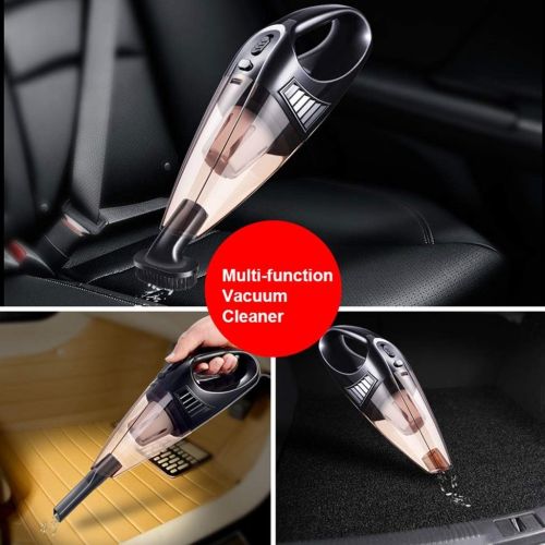  YuanAuto Car Vacuum Cleaner Wired Big Power Dust Collector Wet Dry Small Portable Car Interior Handheld Portable Vacuum Cleaner Car Cable Version