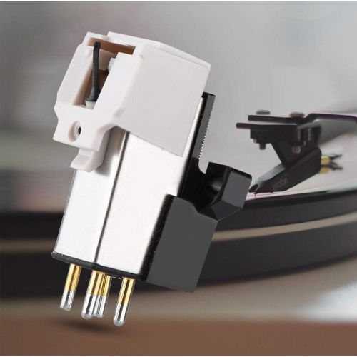  Yuehuam Magnetic Cartridge Stylus with LP Vinyl Needle Stylus Turntable Cartridge for Turntable Record Player Replacement