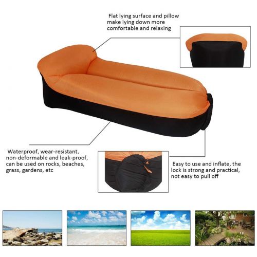  Yugiose Outdoor Portable Inflatable Sofa Pillow Flat Inflatable Bed Three-Season Bags