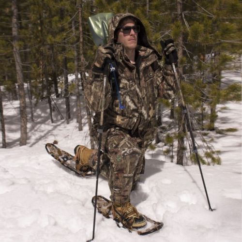  YUKON CHARLIES Yukon Charlies REALTREE Xtra Aluminum Snowshoes(up to 200lbs) Wood Camo wpoles