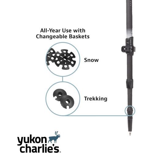 Yukon Charlies Carbon Lite Trekking Poles
