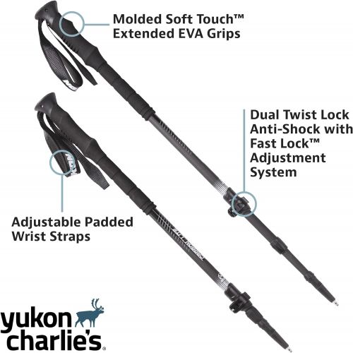  Yukon Charlies Carbon Lite Trekking Poles