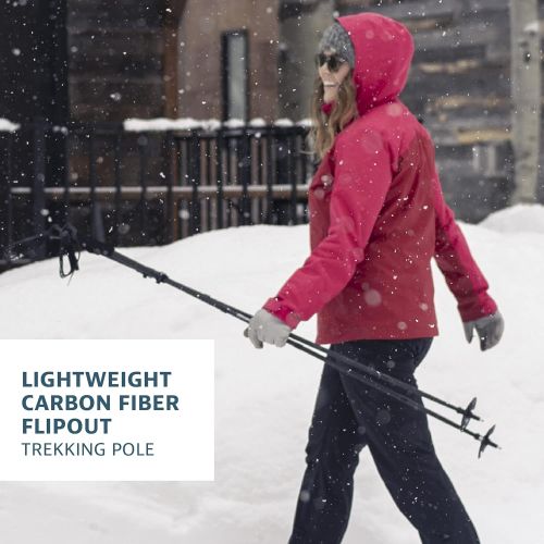  [아마존베스트]Yukon Charlie's Yukon Carbon LITE FLIPOUT Trekking Poles