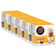 Yulo Toys Inc Nescafe Dolce Gusto Skinny Latte Macchiato, Pack of 5, 5 x 16 Capsules (40 Servings)