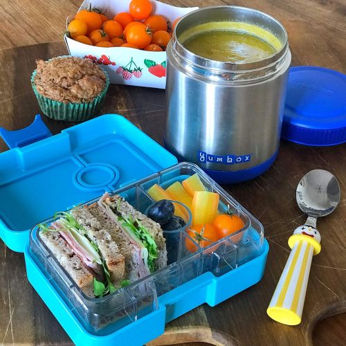  [아마존 핫딜] Yumbox Zuppa - Wide Mouth Thermal Food Jar 14 oz. (1.75 cups) with a removable utensil band - Triple Insulated Stainless Steel - Stays Hot 6 Hours or Cold for 12 Hours - Leak Proof