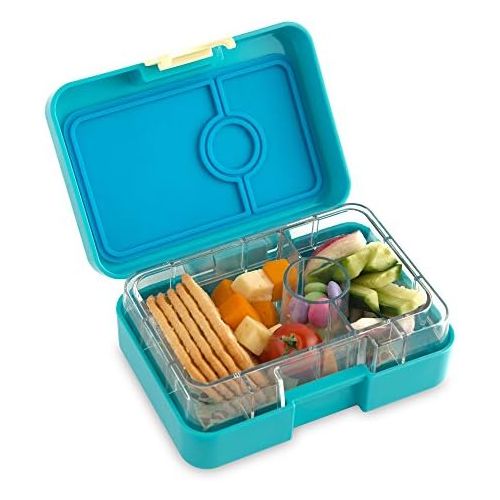  [아마존베스트]Yumbox YUMBOX MiniSnack Leakproof Snack Box (Cannes Blue)