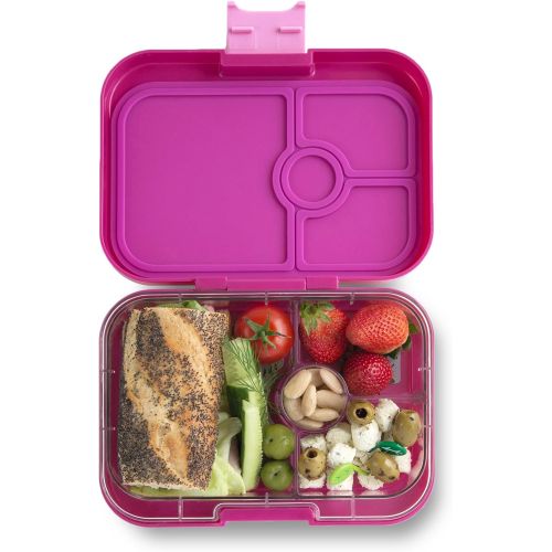  [아마존베스트]Yumbox Panino Leakproof Bento Lunch Box Container for Kids & Adults (Malibu Purple)