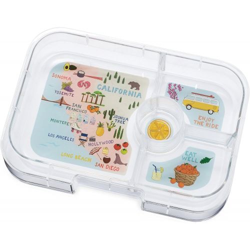  [아마존베스트]Yumbox Panino Leakproof Bento Lunch Box Container for Kids & Adults (Malibu Purple)