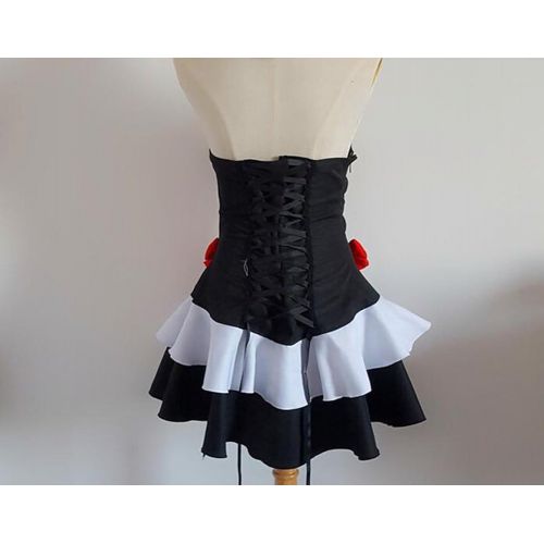 Yunbei Krul Tepes Cosplay Costume Princess Dress (S, Black)