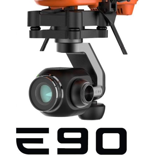  Yuneec H520 + E90 System H520 airframe, E90 3-axis Gimbal Camera, ST16S, Filter Ring, Two 520 Battery, Lanyard, Charging Cube