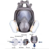 YungeEquipmentUS Yunge Full Face Respirator Gas Mask For 6800 Painting Spraying（15 in 1）Facepiece Respirator- Industrial Grade Quality
