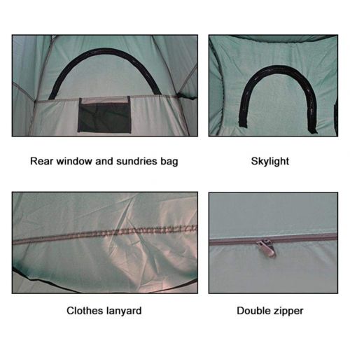  Yunhigh Changing Tents - Pop Up Shower Tent Toilet Privacy Shelters Including Ground Nail and Ropes - 47.2447.2474.81 inch