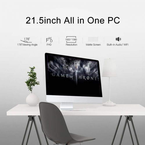  Yunn Desktop Computer Office PC Dual Core i5-2520 8GB DDR3 RAM 120G SSD 178D Angle with Windows 10