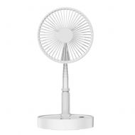 Yunt-11 Air Circulator Fan ，White - Features Oscillating Movement and Adjustable Height for Home Car Office