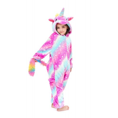  Yutown Kids Unicorn Costume Animal Onesie Pajamas Children Halloween Gift