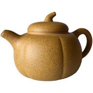 Yxhupot Teapot 8oz Chinese Yixing Zisha Tea Pots Sesame Yellow Mud