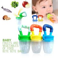 Yxld999 Baby Food Feeder Silicone Dummies Pacifier Soother Nipples Soft Feeding Tool Bite Gags 1 PCS