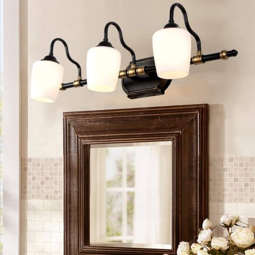  Yxx max Mirror Front Light Mirror Front Light LED Simple Bathroom Dressing Table Mirror Cabinet Light 2/3 Headlight Corridor Light (Size : 64cm/3 Head)