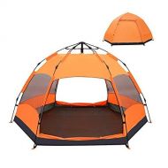 Yyqtzp 5-8 Person Easy Pop Up Tent-Automatic Setup Sun Shelter for Beach- Instant Family Tents for Camping,Hiking & Traveling