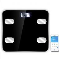 Yzpyd Wjq Body Fat Scales, Bluetooth Body Composition Digital Bathroom Scale, Smart Digital BMI Wireless Weight Scale, Body Composition Analyzer with Smartphone App,Black