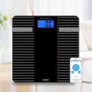 Yzpyd Wjq Bluetooth Smart Body Fat Scale Health Monitor Accurate Weight Measurements with LED Display, High-Precision Sensors 4, Auto Power-on When Sensing Weight Dzc
