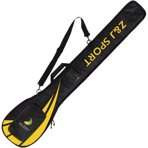  Z&J SPORT Outrigger Canoe Paddle Bag, Adjustable Shoulder Strap & Carry Handle, Multi-Pocket Paddle Cover for Accommodating 1-2 OC Paddle