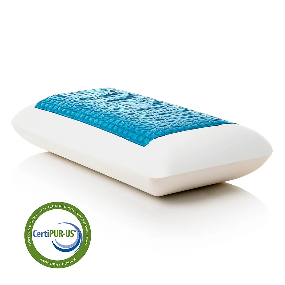  Malouf Dough Z Gel High Loft Plush Queen Memory Foam Pillow