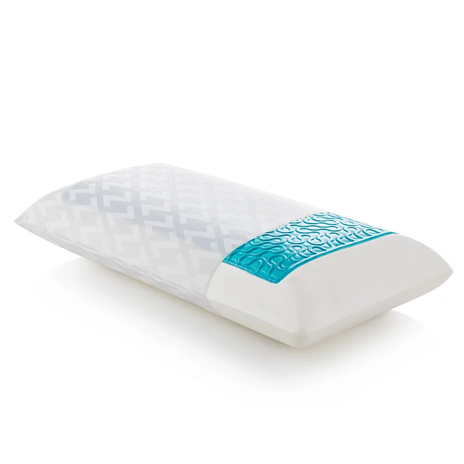  Malouf Dough Z Gel Mid Loft Plush Queen Memory Foam Pillow