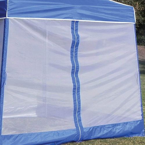  Z-Shade 10 Foot Angled Leg Screenroom Tent Camping Outdoor Patio Shelter, White (Canopy Not Included)