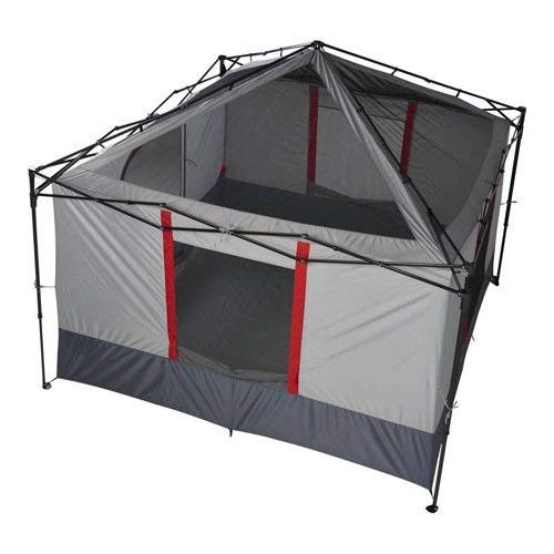  Z Ozark Trail 6 Person Tent Connectent For Canopy Camping Cabin Shelter Tents Gray, Outdoor camping easy to set up fast