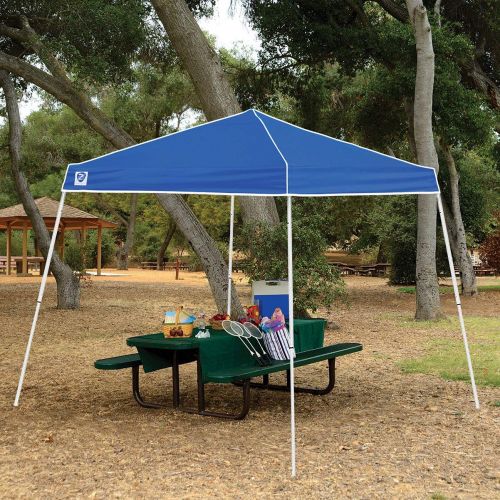  Z-Shade 10 x 10 Horizon Angled Leg Shade Canopy Tent Shelter with Side Walls