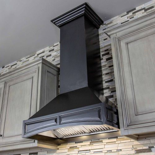  Z Line Kitchen and Bath ZLINE 36 in. 1200 CFM Designer Series Wooden Wall Mount Range Hood (321GG-36)