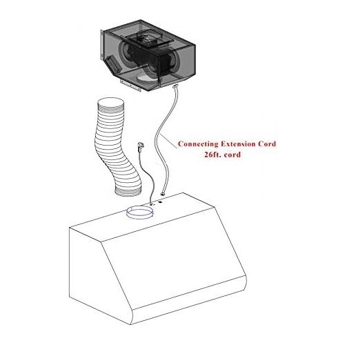  ZLINE Z Line GL2i-RS-30 30 900 CFM Remote Blower Island Mount Range Hood in Stainless Steel