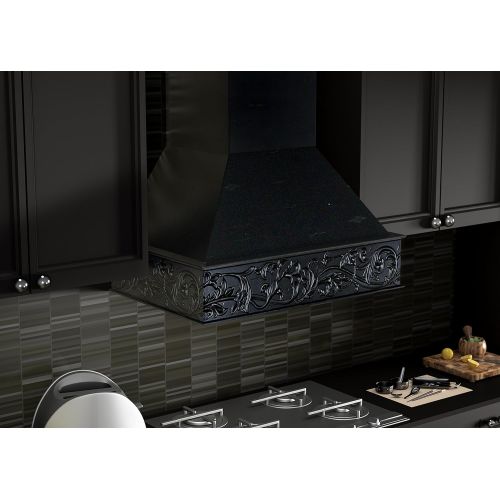  ZLINE Z Line 329WH-30 1200 CFM Wooden Wall Mount Range Hood, 30, WalnutHamilton