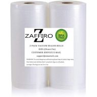 Z ZAFFIRO Vakuumiergerat Profi- Folienrolle,Vakuumrollen 2 rollen 28cm x 15m (Vakuumbeutel) fuer Lebensmittel | Vakuumier-Folie | Sous-vide | Profi-Qualitat fuer Folienschweissgerate