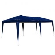 Z ZTDM 10 X 20 Pop Up Canopy Tent Instant Folding for Outdoor Wedding Party Event BBQ,Sunshade Snow Shelter Waterproof Garden Patio Gazebo,Blue