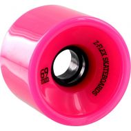 Z-Flex Skateboards Longboard V2 Pink Longboard Skateboard Wheels - 69mm 83a (Set of 4)