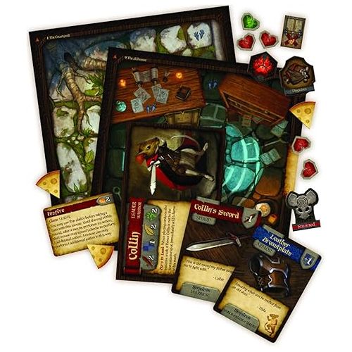  Mice & Mystics Board Game | Cooperative Adventure | Strategy | Fun Family Game for Adults and Kids | Ages 7+ | 2-4 Players | Average Playtime 90 Minutes | Made by Plaid Hat Games