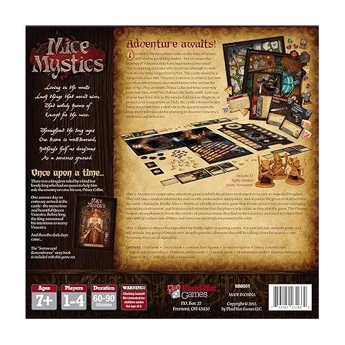 Mice & Mystics Board Game | Cooperative Adventure | Strategy | Fun Family Game for Adults and Kids | Ages 7+ | 2-4 Players | Average Playtime 90 Minutes | Made by Plaid Hat Games